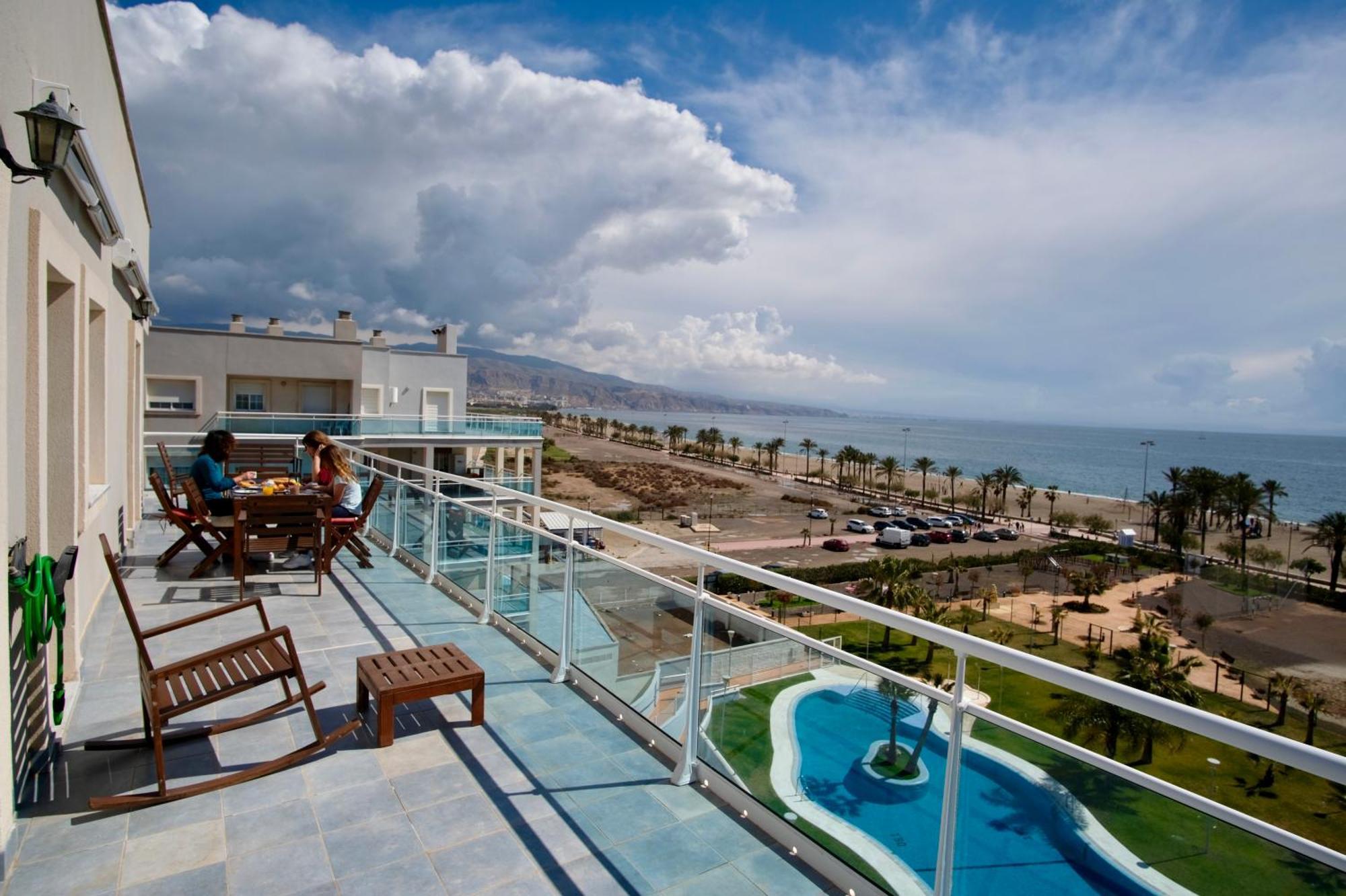 Seafront Penthouse Almeria Roquetas de Mar Exterior photo
